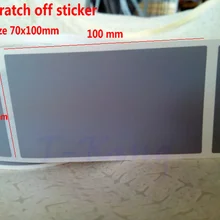 50 шт. отрывать Стикеры 70x100 мм Прямоугольный Серебряный Цвет для Почтовые открытки крышка канцелярские сообщение Стикеры