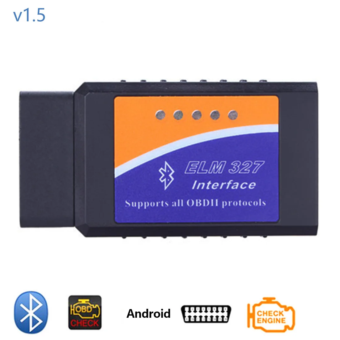 

Dewtreetali PIC18F25K80 Chip ELM327 USB V1.5 Bluetooth Scan Interface OBDII Auto Code Reader OBD2 Car Diagnostic Tool ELM 327