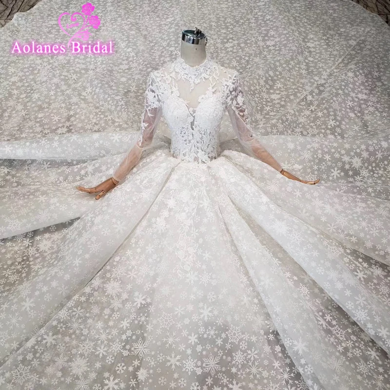 snow wedding dress
