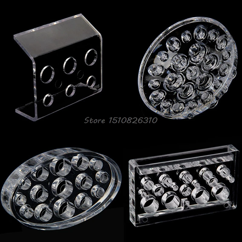 

Acrylic Permanent Makeup Pigment Tattoo Color Pigment Cup Holder Transparent New #E207Y# Hot Sale