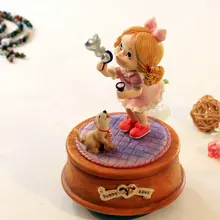 Вращающаяся Музыкальная шкатулка с пузырьками любви, подарки на день рождения, милая маленькая девочка