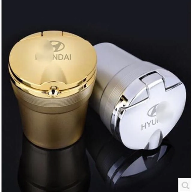 

2019 Hot sell Auto parts, car logo ashtray.car Ash Tray Ashtray Storage Cup With for Hyundai IX35 IX45 Sonata Verna Solaris