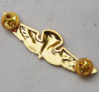 US U.S. Navy Parachute Parachutist Landings Wings Badge Pin Gold-US197