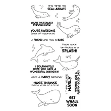 

Sea Friends Transparent Clear Silicone Stamp/Seal for DIY scrapbooking/photo album Decorative clear stamp