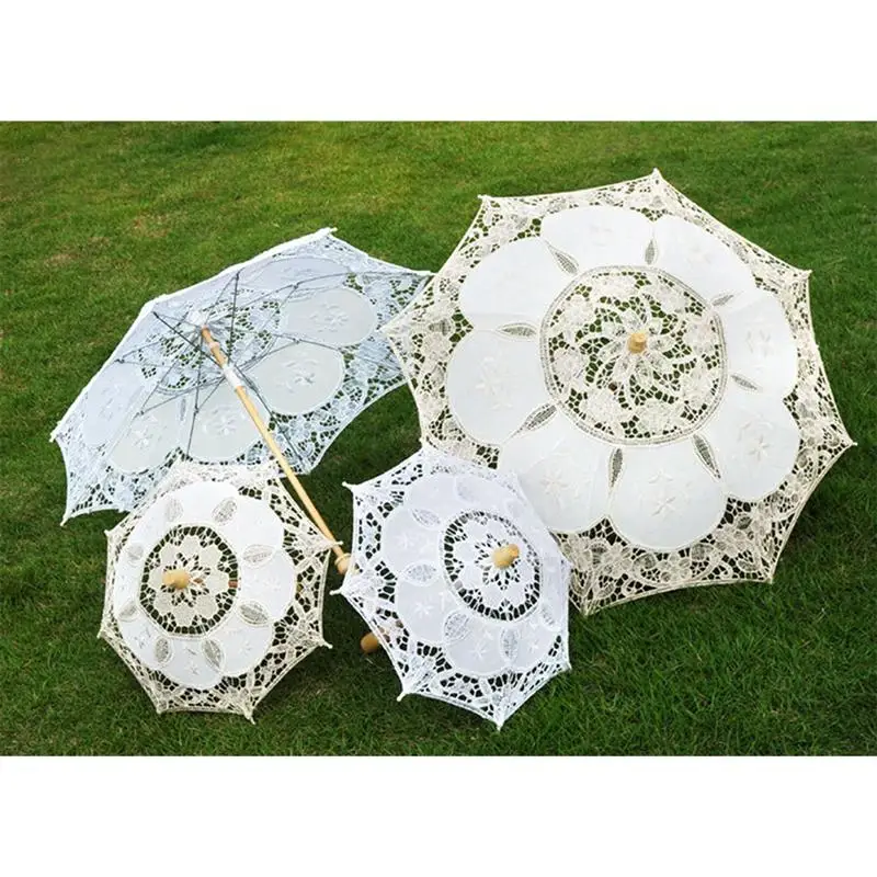 

Lace Umbrella Stylish Western Decoration Fleur Parasol Wedding Bride Umbrella