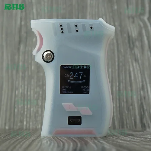 RHS силиконовый защитный чехол для правой руки/Чехол/чехол для Smok Mag 225W 13 цветов - Цвет: clear