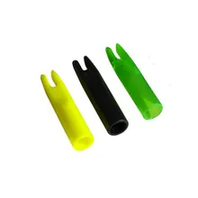 50 шт. Стекловолоконные стрелы Nock пластик ID 6 мм вал для наружного стрельбы из лука охота