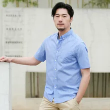 Короткий рукав синий топ мужские платья рубашки хлопок 5xl 6xl Летние повседневные модные большие размеры 4xl рубашки мужские платья одежда высокого качества