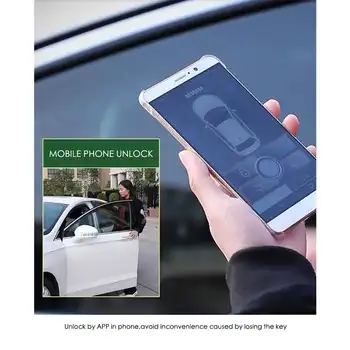 

Car alarm central lock Automatic lock automatically unlock Mobile phone control trunk Automatic Trunk Opening Inductive unlock