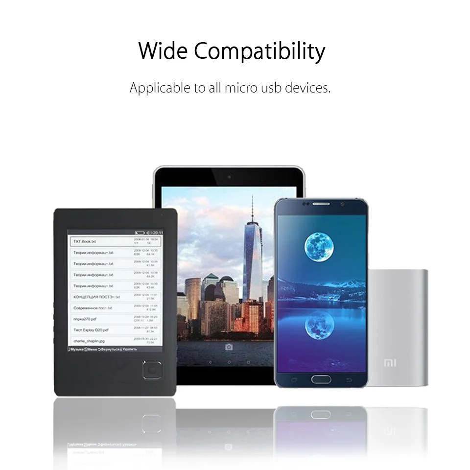 Кабель Micro USB для быстрой зарядки 1/2/3 метра 90 градусов Android мобильный телефон