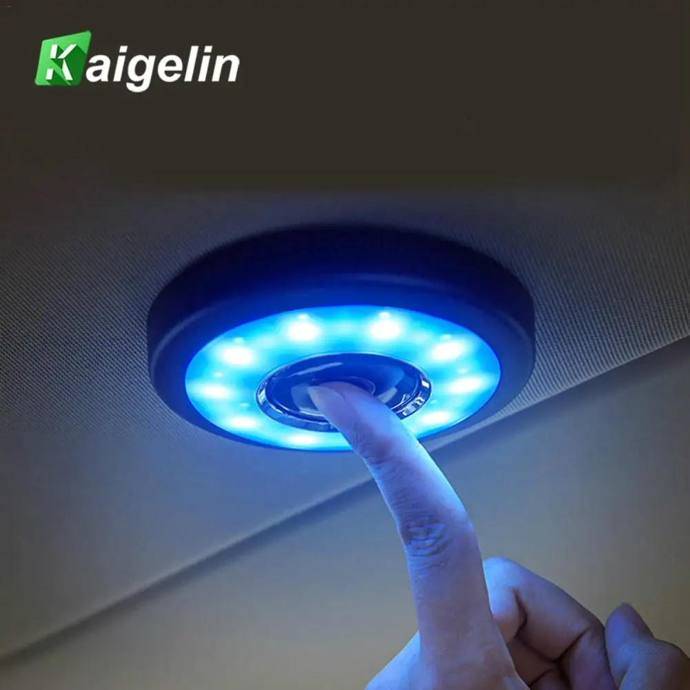 

USB Rechargable Touch Control Closet Cabinet Light with Magnet Base 3 Light Modes LED Car Atmosphere Lamp Mini Night Light