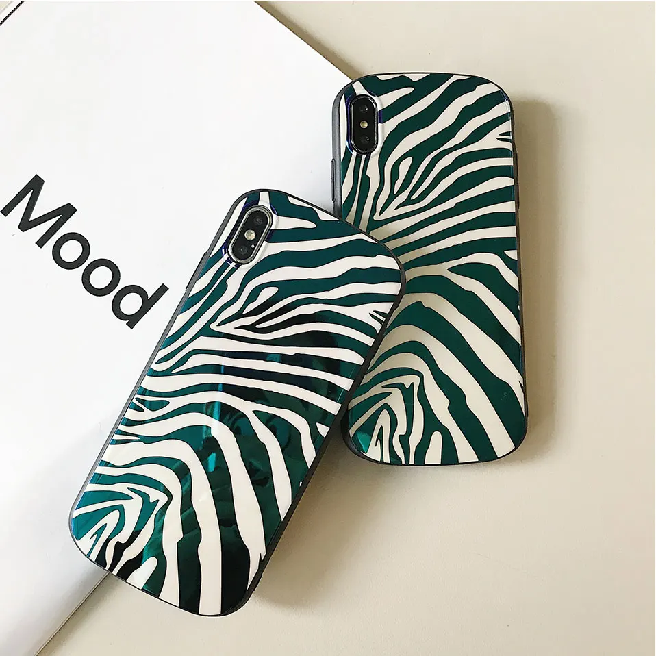 Cute Cat Pattern Back Covers For iPhone 6 6S 7 8 Plus FundasCoque X XS XR Max Tempered Glass Phone Cases Housing |