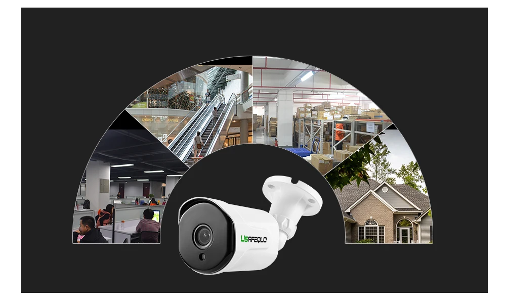 USAFEQLO AHD 5MP камера видеонаблюдения наружная Водонепроницаемая камера 2560(H) x2048(V) с ИК-фильтром массив светодиодов