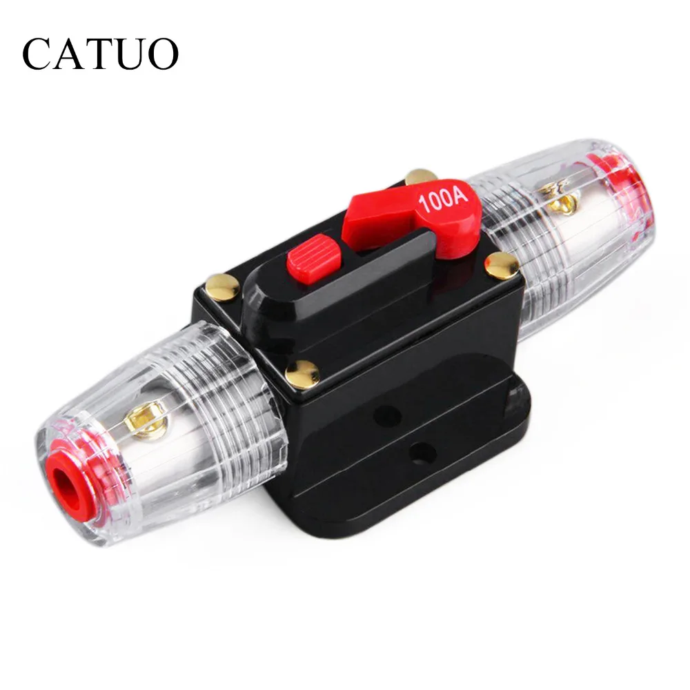 40Amp Car Audio Circuit Breaker Audio Fuse Holder Reset Switch Off 12V-24VDC ZAQ