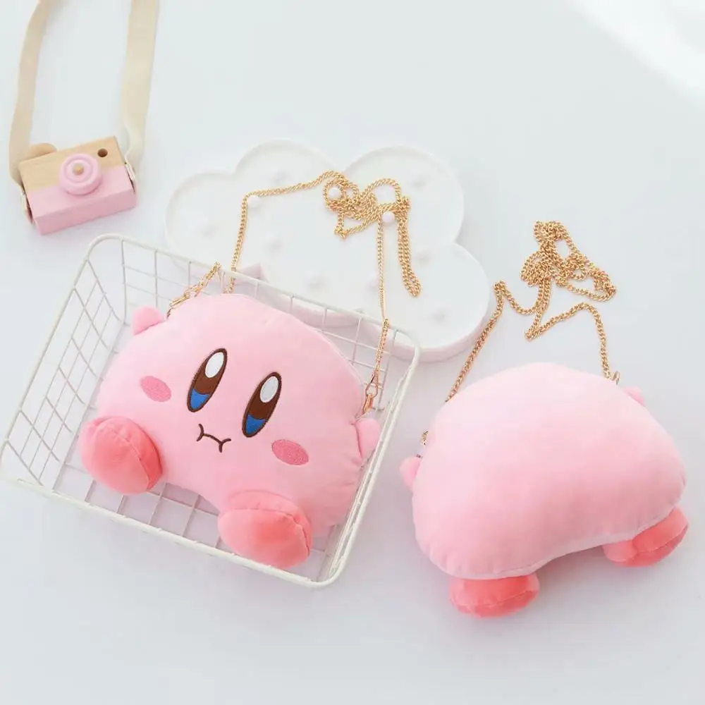 

Kirby Figure Plush Doll Toys Cute Kirby Coin Purse /Cosmetic Bag Soft Plush Pillow Bag Girls & Childrens Backpack Bag