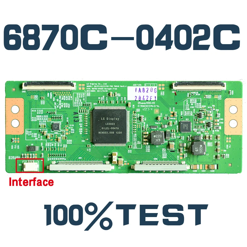 

6870C-0402C 100% test work SXASD 32/37/42/47/55 FHD TM240 VER0.4 6870C0402C T-CON piezas Originales Logic board