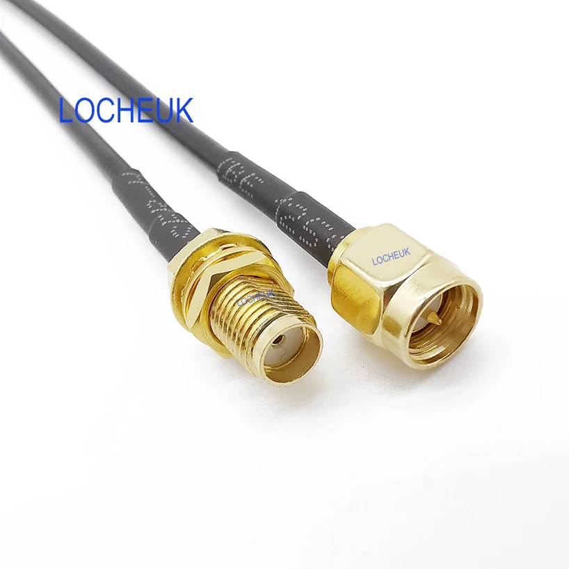 RF Коннектор с разъемом SMA папа на разъем мама Φ RG174 15 см 20 30 50 1 м|Соединители| |