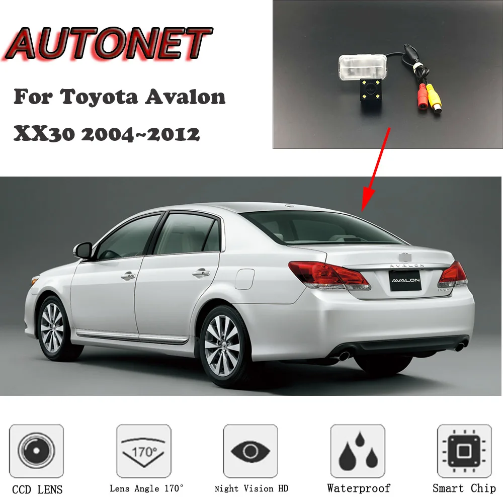 AUTONET HD камера заднего вида ночного видения для Toyota Avalon XX30 2004~ 2012 CCD/камера номерного знака