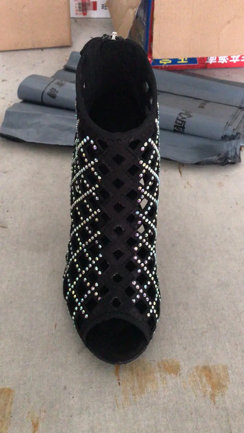 KEEWOO танцевальная обувь со стразами для бальных танцев женская zapatos de mujer