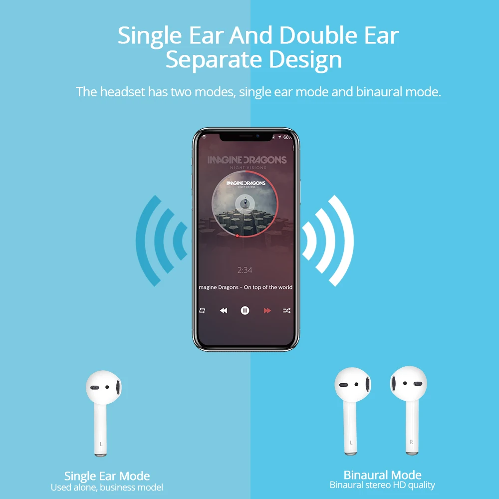 I10 Max/Tws стерео мини bluetooth гарнитура беспроводные наушники 5 0 вкладыши спортивные