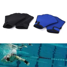 1 пара, перчатки для плавания с водой, аэробика, Аква, бегущий, для плавания, сетчатый для плавания для серфинга дайвинга, тканевые неопреновые перчатки с перепонками