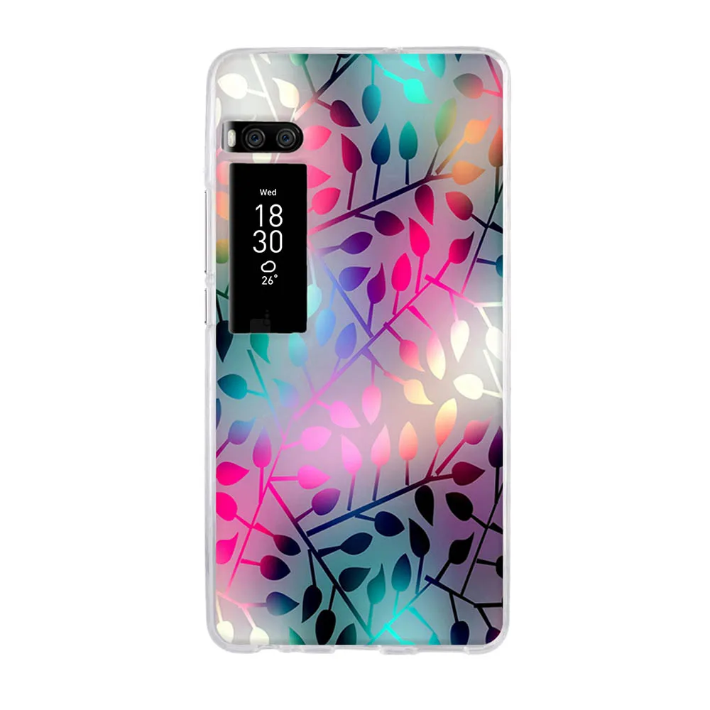 Silicone TPU Phone Cases For Meizu Pro 7 Plus Case 3D Luxury Cute Flower Fundas Soft Ultra Thin Covers Pattern Case best meizu phone case brand Cases For Meizu