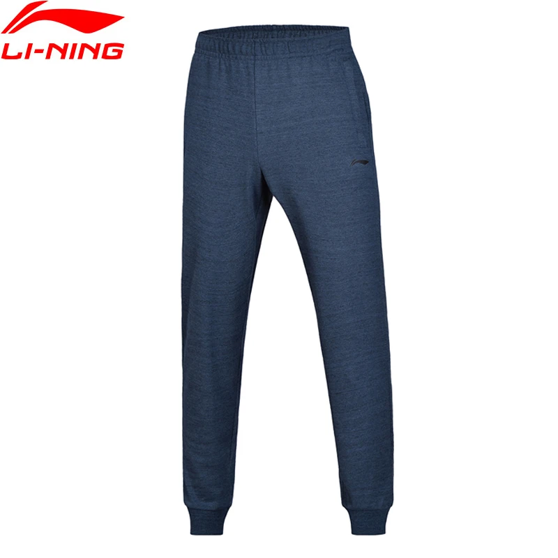 

Li-Ning Men The Trend Sweat Pants Fitness Regular Fit LiNing Comfort Knit Sport Pants Trousers AKLN181 MKY367