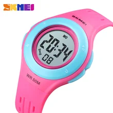 SKMEI Kids Horloge LED Sport Stijl Kinderen Horloges Boy Girl Fashion Digitale Horloge 5Bar Waterdicht Horloge montre enfant 1455