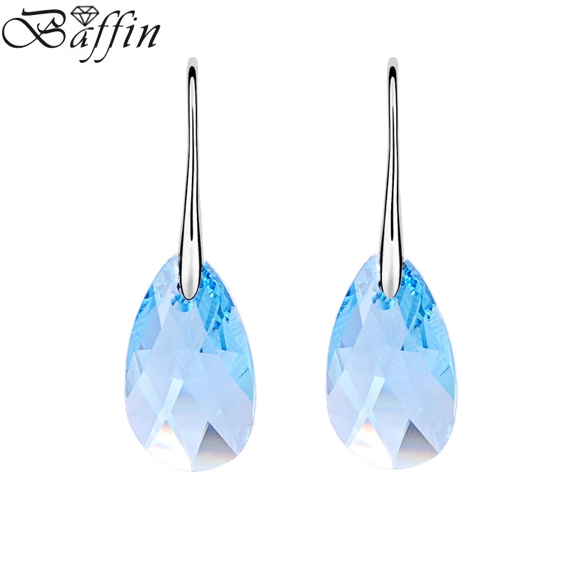 Original Crystal From SWAROVSKI Classic Drop Earrings Rhinestone Hanging Pendientes Jewelry For Women Mother's Day Gift