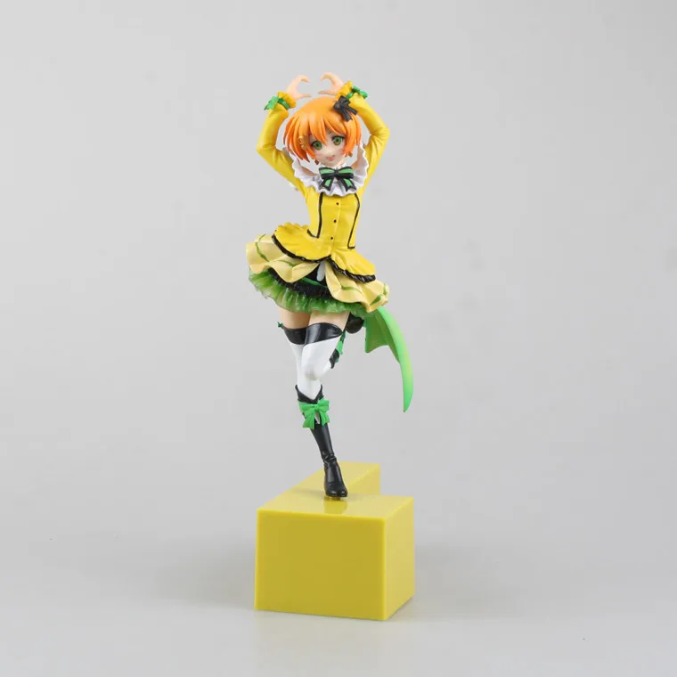 

HKXZM Anime Figures 23CM Love Live! Rin Hoshizora PVC Action Figure Toys Collectible Model Dolls Christmas Gift