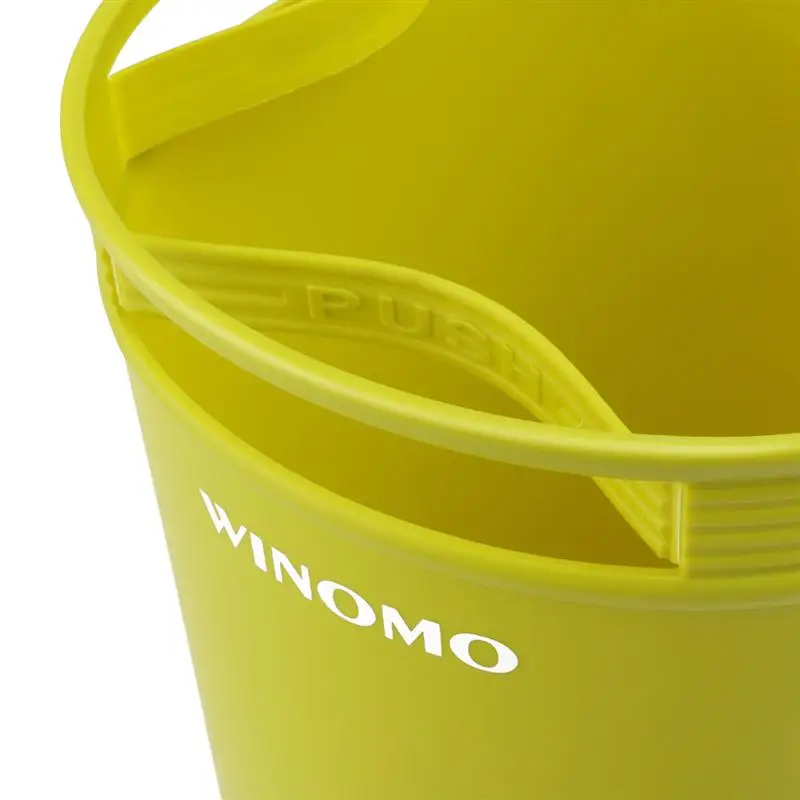 LUOEM полипропилен 7L мусорный бак отходов может здоровья баррель с 30 шт. мешки для мусора(зеленый