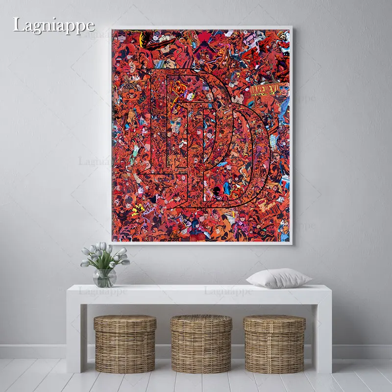 Us 5 02 25 Off Daredevil Collages Marvel Mcu Character Home Kids Baby Living Room Bedroom Decor Print Poster Picture Painting Wall Art Canvas In