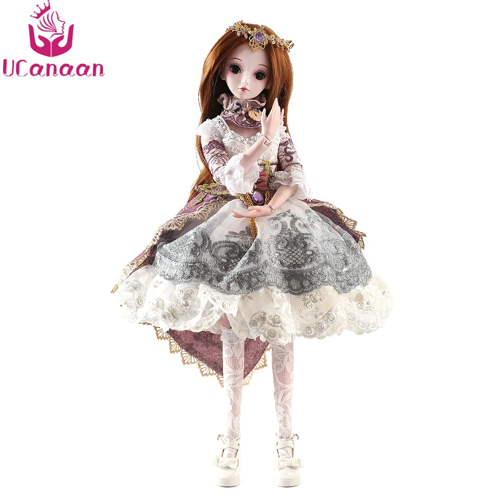 Pаспродажа UCanaan 5 видов стилей 1 3 BJD SD обувь для девочек куклы 19 мяч игрушки на шарнирах со всеми наряды макияж детей Dressup DIY куклы