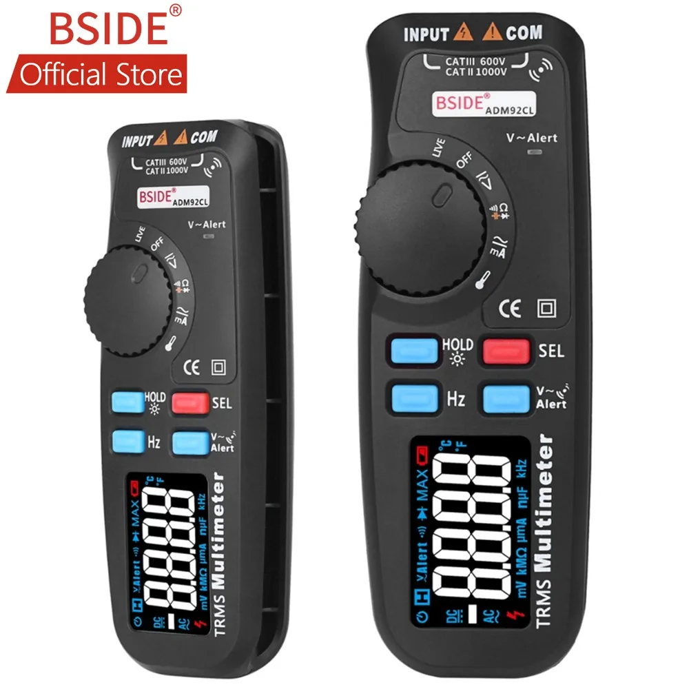 BSIDE ADM92CL True RMS Digital Multimeter Color Display Auto Range 6000