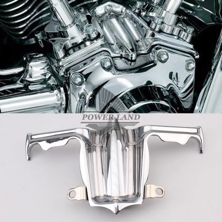 Motorcycle Chrome Tappet Lifter Block Accent Cover 1pcs Universal Fit