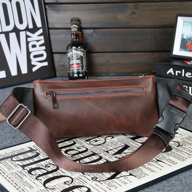 الرجال waistbag بو الأزياء الكتف حقيبة صدر للرجال الخصر حزم