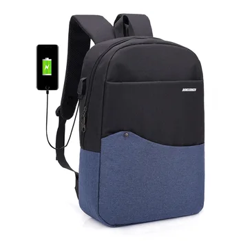

2018 New fashion USB canvas Backpack Men and women Laptop Backpacks Fashion Travel School Bags Bagpack school backpack