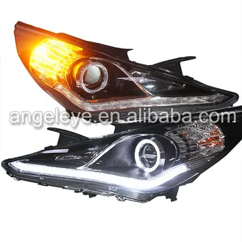 

2009 to 2011 year For HYUNDAI Sonata YF Sonata I45 Angel Eyes LED head lamp Headlights front light ZM