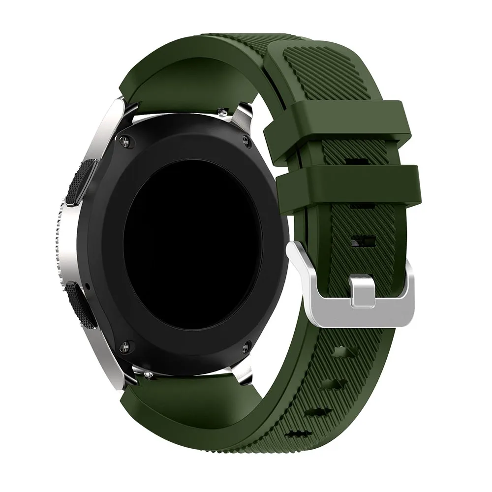 Силиконовый ремешок на запястье для samsung Galaxy Watch 46 мм SM-R800/Galaxy Watch 46 SM-R810 мм Смарт-часы - Цвет: Jungreen