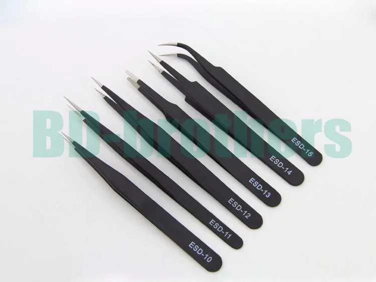black tweezers