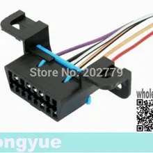 Longyue 10 шт. OBD2 OBDII диагностический Соединительный разъем жгута Корвет подключению CAN-шины класса 2 E67 E38 30 см провода