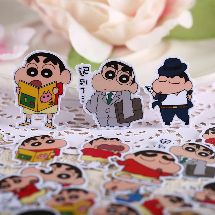 32 шт креативные kawaii самодельные карандаши Shin-chan Nowara Shnnosuke красивые наклейки/декоративные наклейки/DIY ремесло фотоальбом