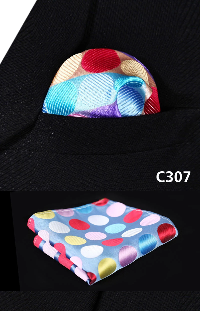 Горошек Для мужчин Silk Pocket Square Hanky Свадебная вечеринка платок # C3 платок классический свадьбу