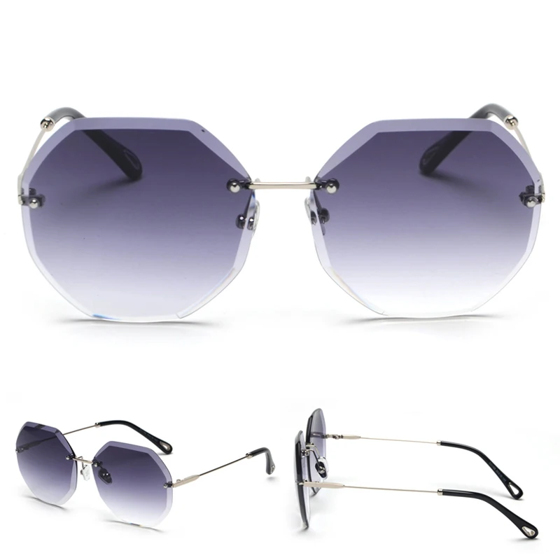 Octagon Sunglasses Women Fashion detaail (8)