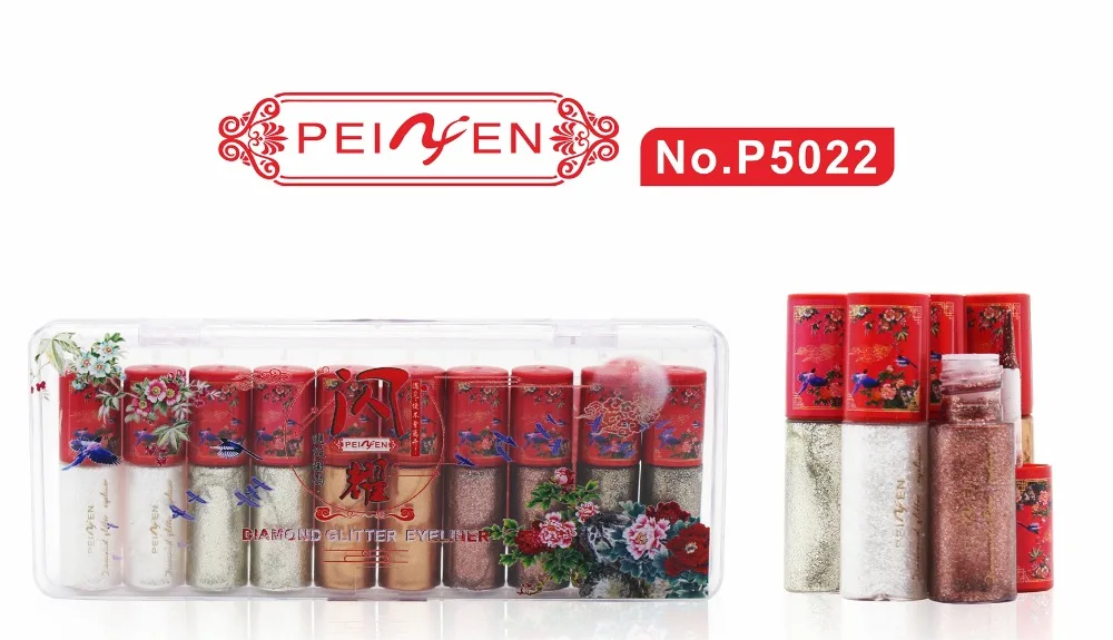 

PEINIFEN 2019 NEW DESIGN LIQUID GLITTER EYELINER WATERPROOF LONG LASTING PIGMENT EASY TO WEAR PIECES AND SET AVAILABLE