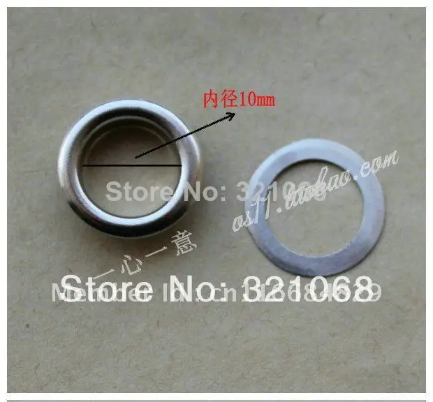 

800 # 500 sets of packing of the bags light box display rack advertising eyelets the curtains button tent eye Metallic eyelets