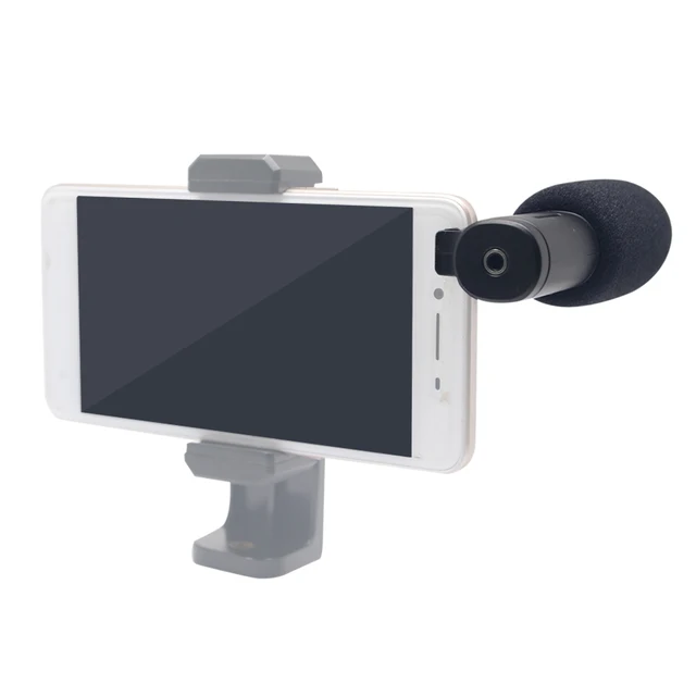 Microphone Mini Portable 3.5mm Condenser For SLR DSLR Smart Video Camera Outdoor Interview Mic Microphone With windproof cover