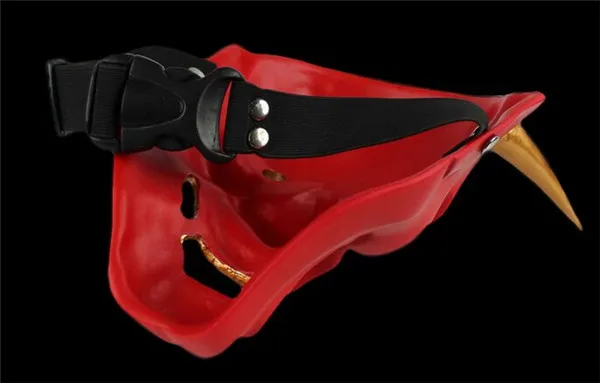 Prajne Mask of Hannya - Black Red 2