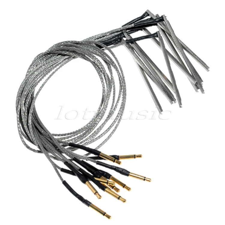 

10Pcs Ukulele Pickup Transducer Piezo Under Saddle Pickup 50*2.5*2.8mm