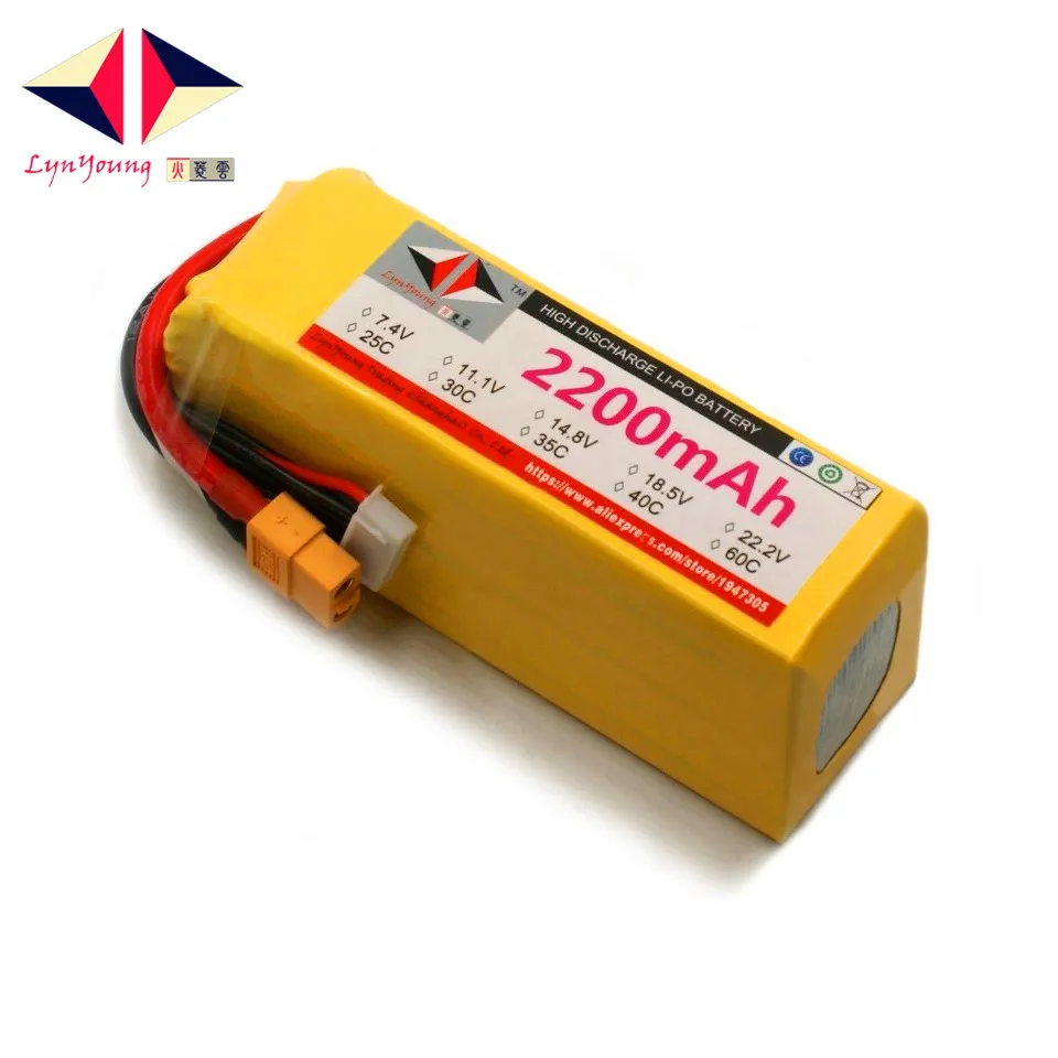 HX Lipo батарея 6S 22 2 V 2200mah 25C 30C 35C 40C 60C для радиоуправляемого дрона квадрокоптера